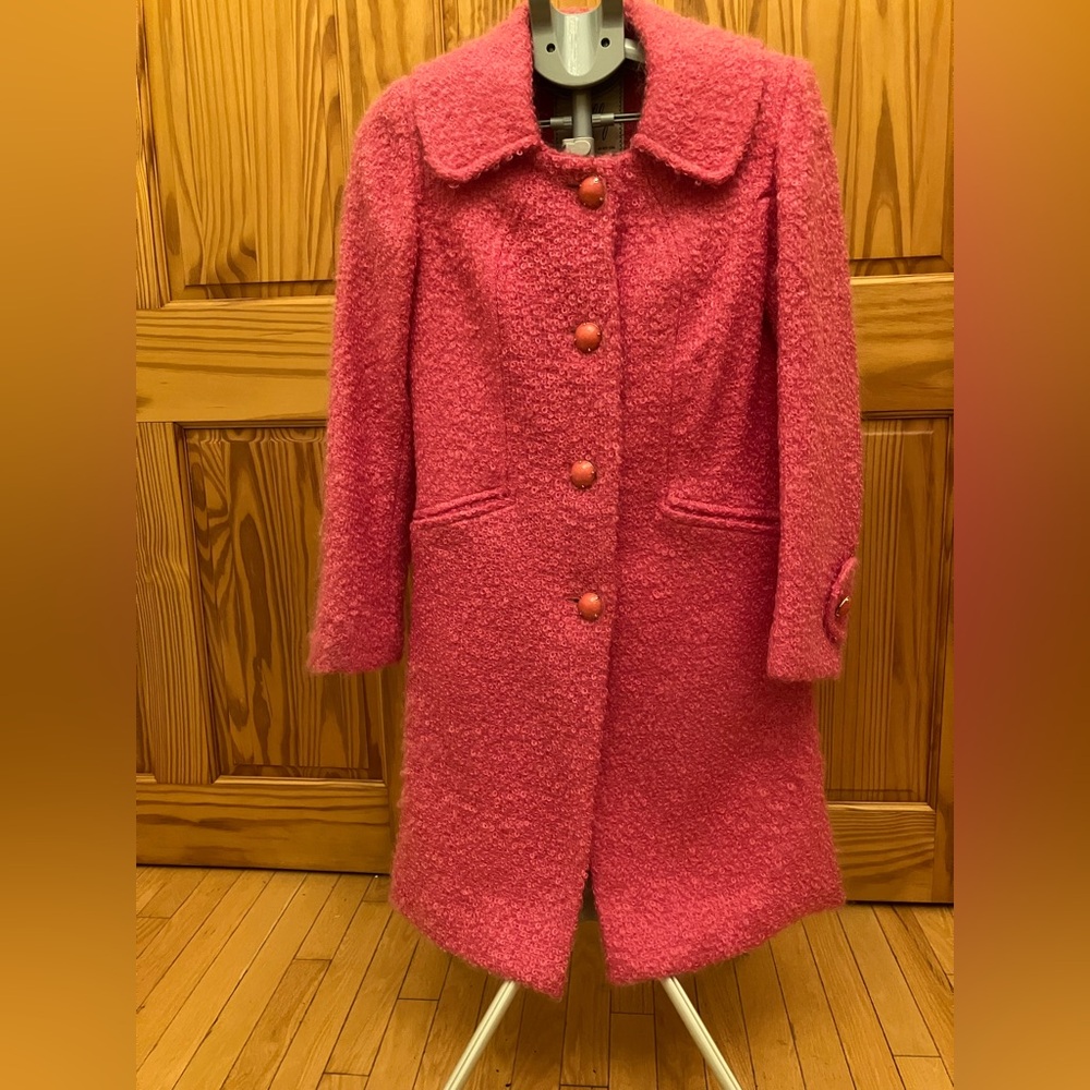 Milly Pink Wool Coat